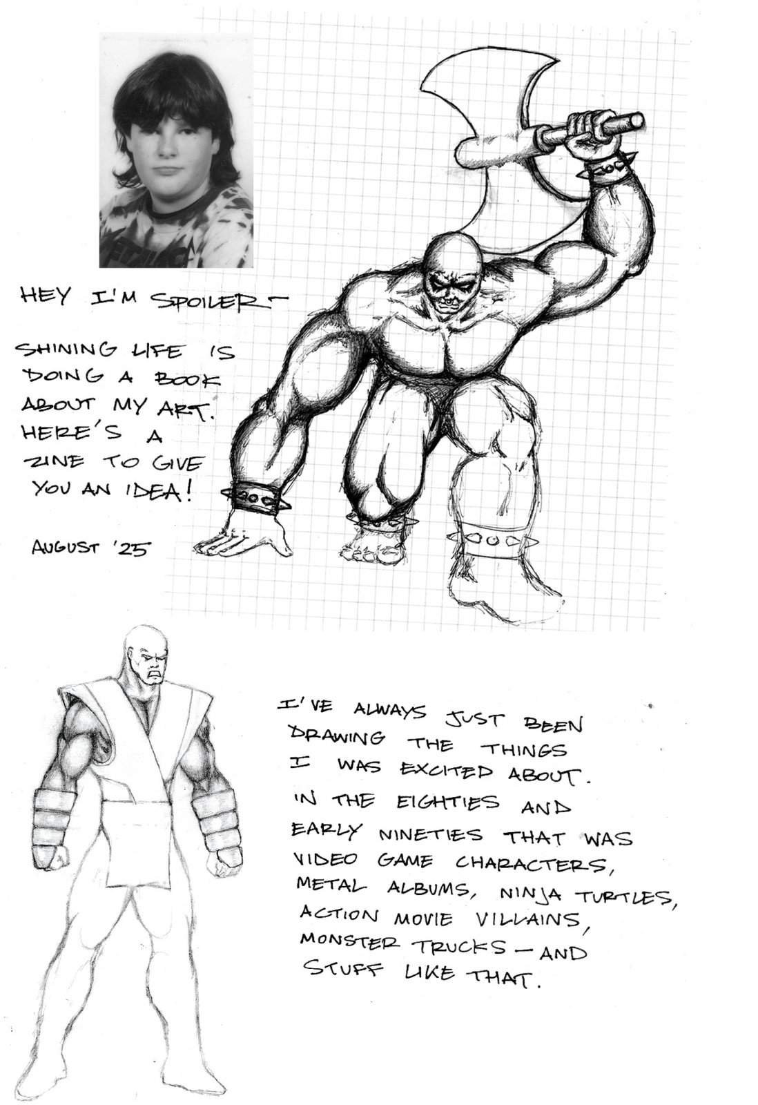 SLP-070: Spoiler Art Zine | Shining Life Press